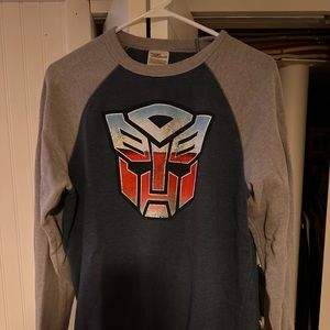 L transformers crew neck